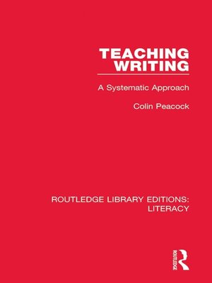 cover image of Teaching Writing